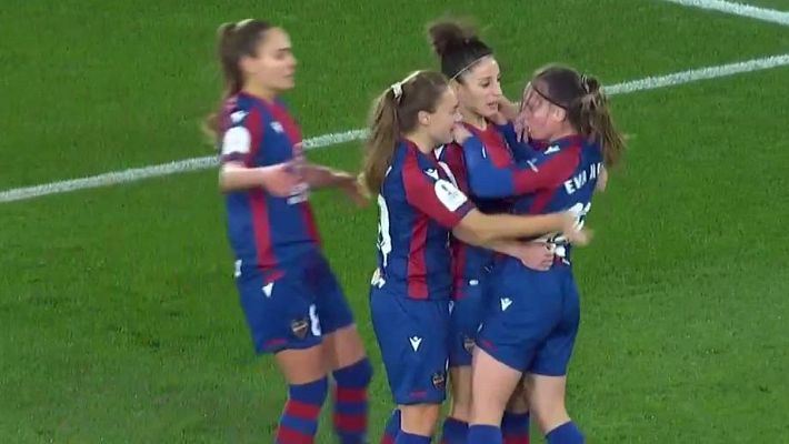 Fútbol - Supercopa femenina | Esther empata para el Levante tras una jugada colectiva