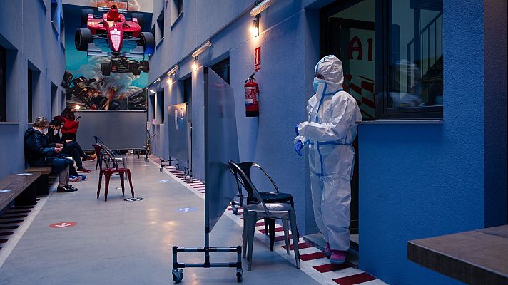 Telediario 1 - La tercera ola de coronavirus llega a España tras la Navidad