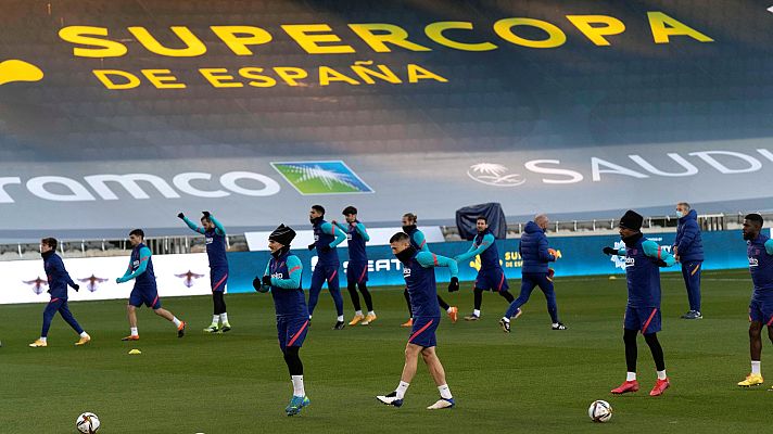 Telediario 1 - Un Barça recuperado de moral ya está en Córdoba para enfrenarse a la Real Sociedad