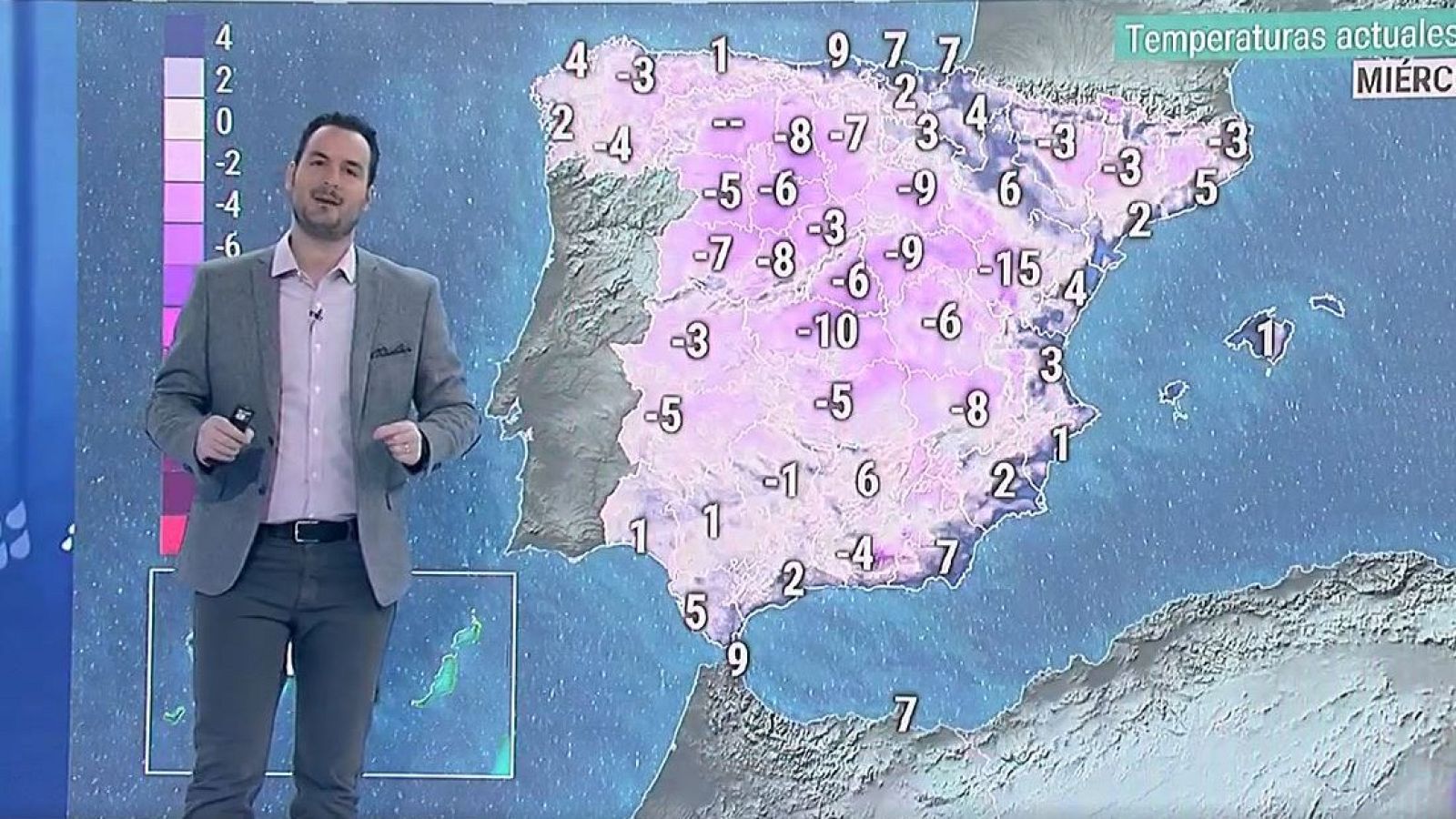 El tiempo - Las temperaturas bajan más de lo previsto en el tercer día de ola de frío tras Filomena