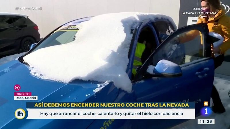 La Hora - Así debemos arrancar el coche tras la nevada