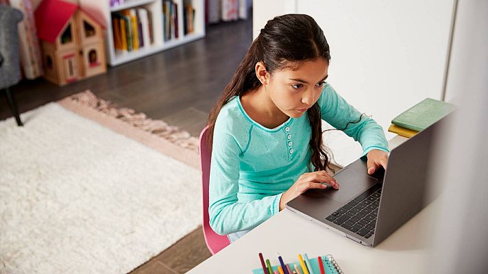 Telediario 1 - El temporal Filomena nos recuerda que sigue habiendo una brecha digital que afecta a muchos alumnos