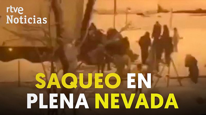 Desvalijan en Madrid un camión con 20 toneladas de comida durante la nevada 