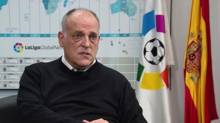  - Tebas: "Me ha enfadado la versión que se ha dado del viaje del Real Madrid a Pamplona"