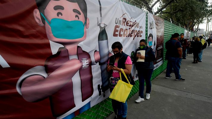 México, más de un millón y medio de contagios y una presión hospitalaria por encima del 90%
