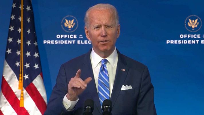 Telediario 1 - Biden presenta un plan de estímulo de 1,9 billones