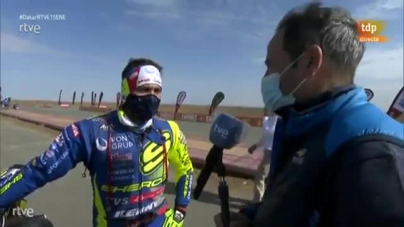 Dakar 2021 | Lorenzo Santolino, mejor español en motos: "Me ha costado un montón"