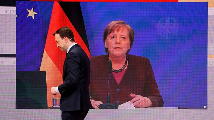 La CDU elige al sucesor de Merkel en un congreso virtual