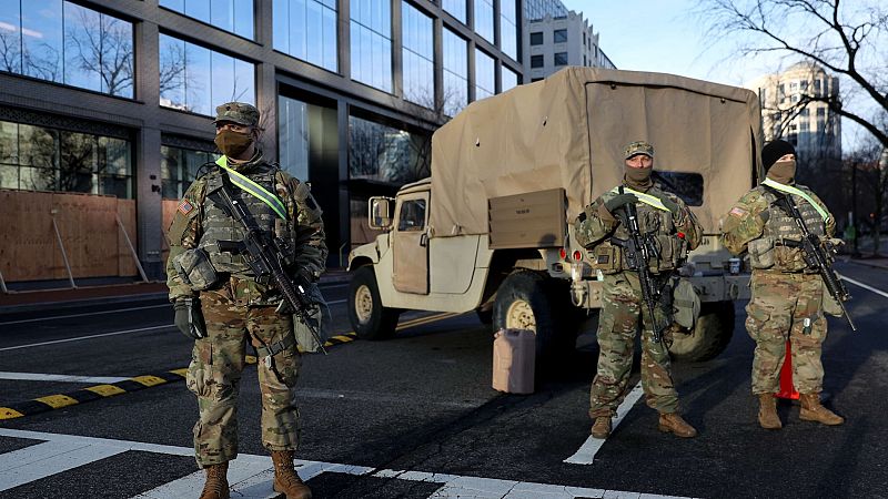 Washington se blinda para la investidura de Biden