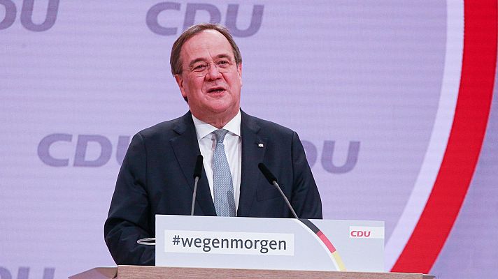 Telediario 1 - El centrista Armin Laschet, nuevo líder de la CDU de Merkel