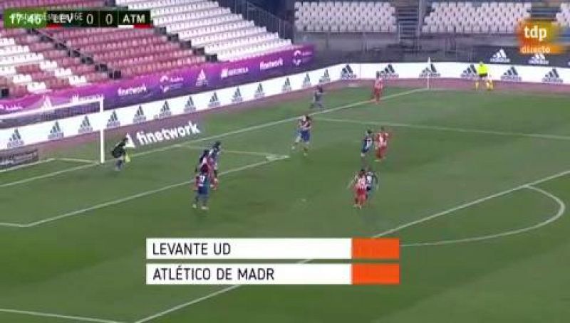 Resumen Levante 0-3 Atlético de Madrid