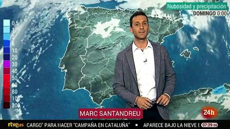 El tiempo: Heladas en el interior y viento fuerte en Pirineos y desembocadura del Ebro | RTVE Play