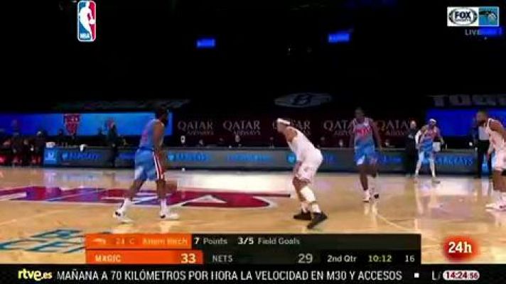 Telediario 1 - Harden tiene un debut soñado con Nets