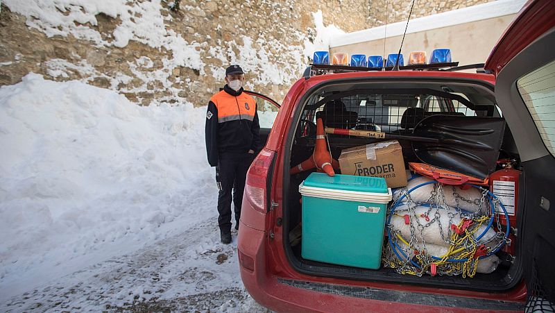 Morella, en Castellón, recupera la normalidad una semana después del paso del temporal Filomena