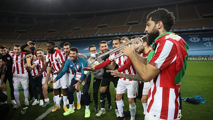 Bilbao recibe a los héroes de la Supercopa de España