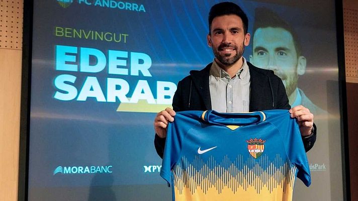 Telediario 1 - Sarabia: ¿Me ha sorprendido la implicación que tiene Piqué en el proyecto¿