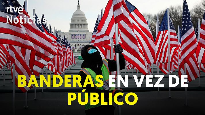 Modo Digital - Casi 200.000 banderas sustituirán al público en la toma de posesión de Joe Biden