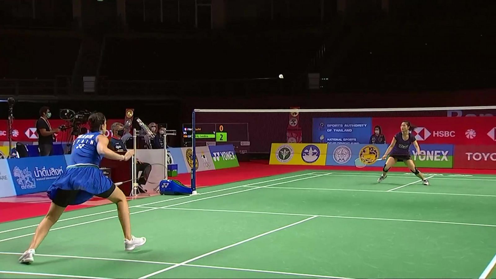 Bádminton - HSBC BWF World Tour Super 1000 "Toyota Thailand Open": X. Qi - C. Marín - RTVE.es