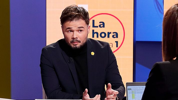Rufián aboga por retrasar el 14F: "Estamos hartos de que los tribunales decidan sobre la vida política de Cataluña"