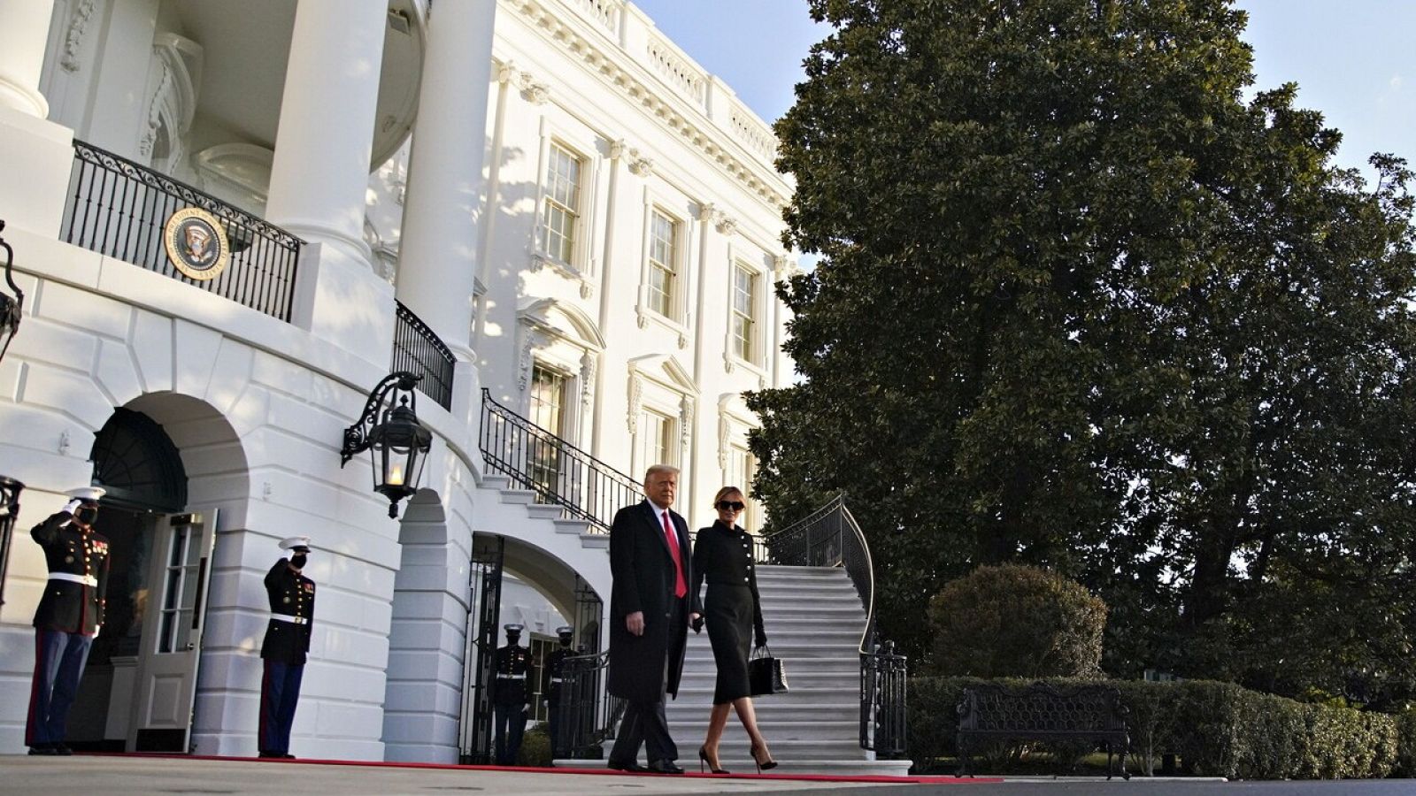 Trump abandona Washington mientras Biden celebra su primer acto en la capital antes de tomar posesión