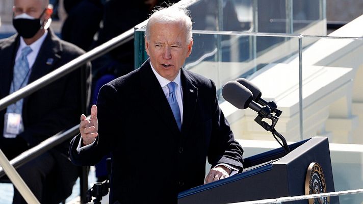 Joe Biden, tras jurar su cargo: "La democracia ha vencido"