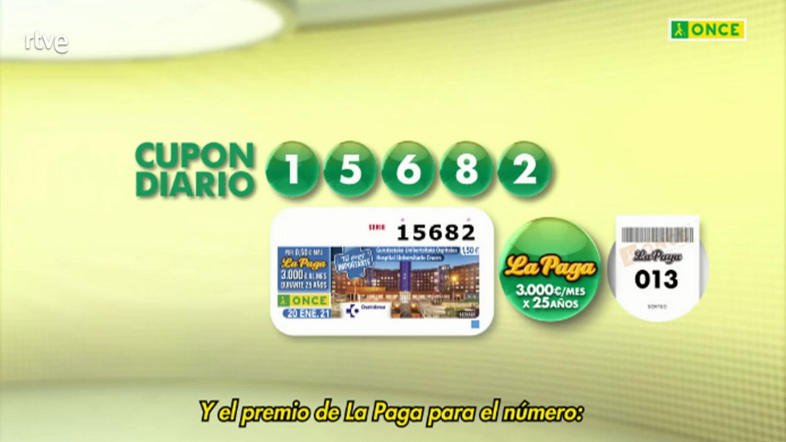 Sorteo ONCE - 20/01/21 - RTVE.es