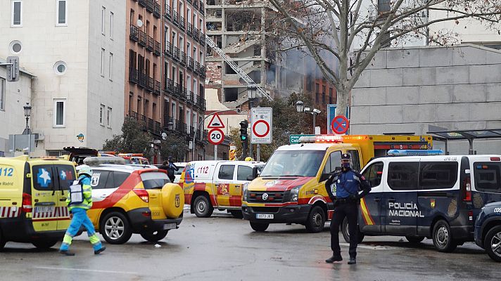 Aumentan a cuatro los fallecidos en la explosión de Madrid tras la muerte de un sacerdote