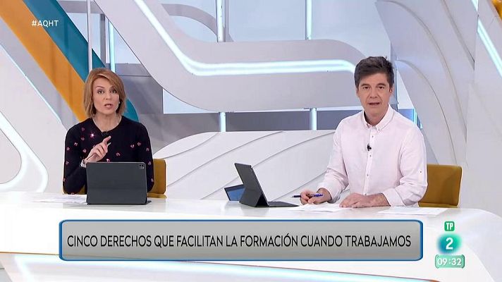 Aquí hay trabajo - 5 derechos que facilitan tu formación cuando trabajas