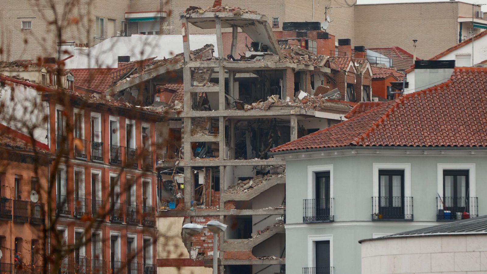 Caos y pánico por la explosión en el centro de Madrid