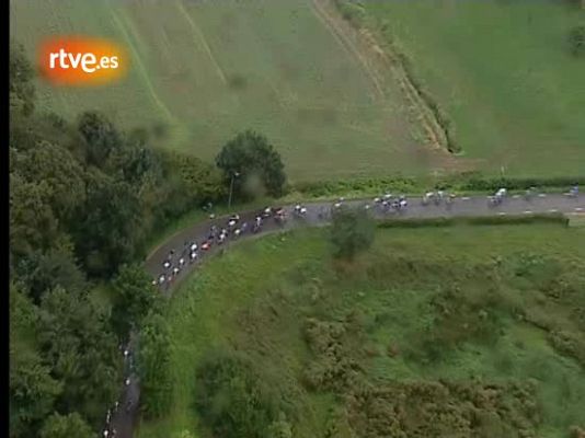 Vuelta ciclista a España - Accidentada cuarta etapa