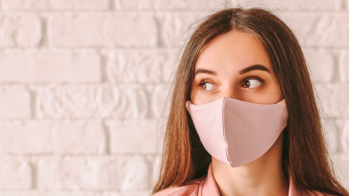 Telediario 1 - Mascarillas de tela, las menos recomendadas para protegerse