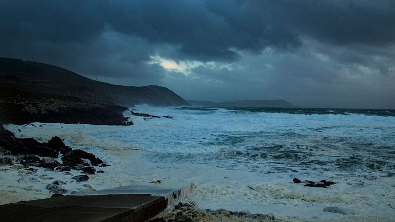 Precipitaciones localmente fuertes o persistentes en el oeste de Galicia