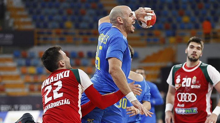 Campeonato del Mundo masculino. 2ª fase: Hungría - Brasil