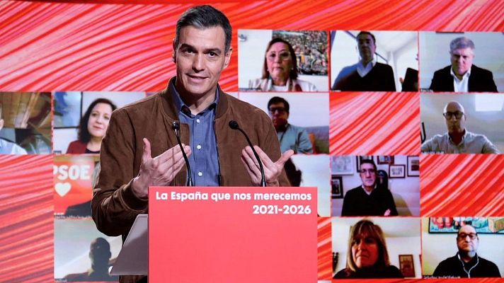 Telediario 1 - El PSOE celebra su Comité Federal con Illa como protagonista