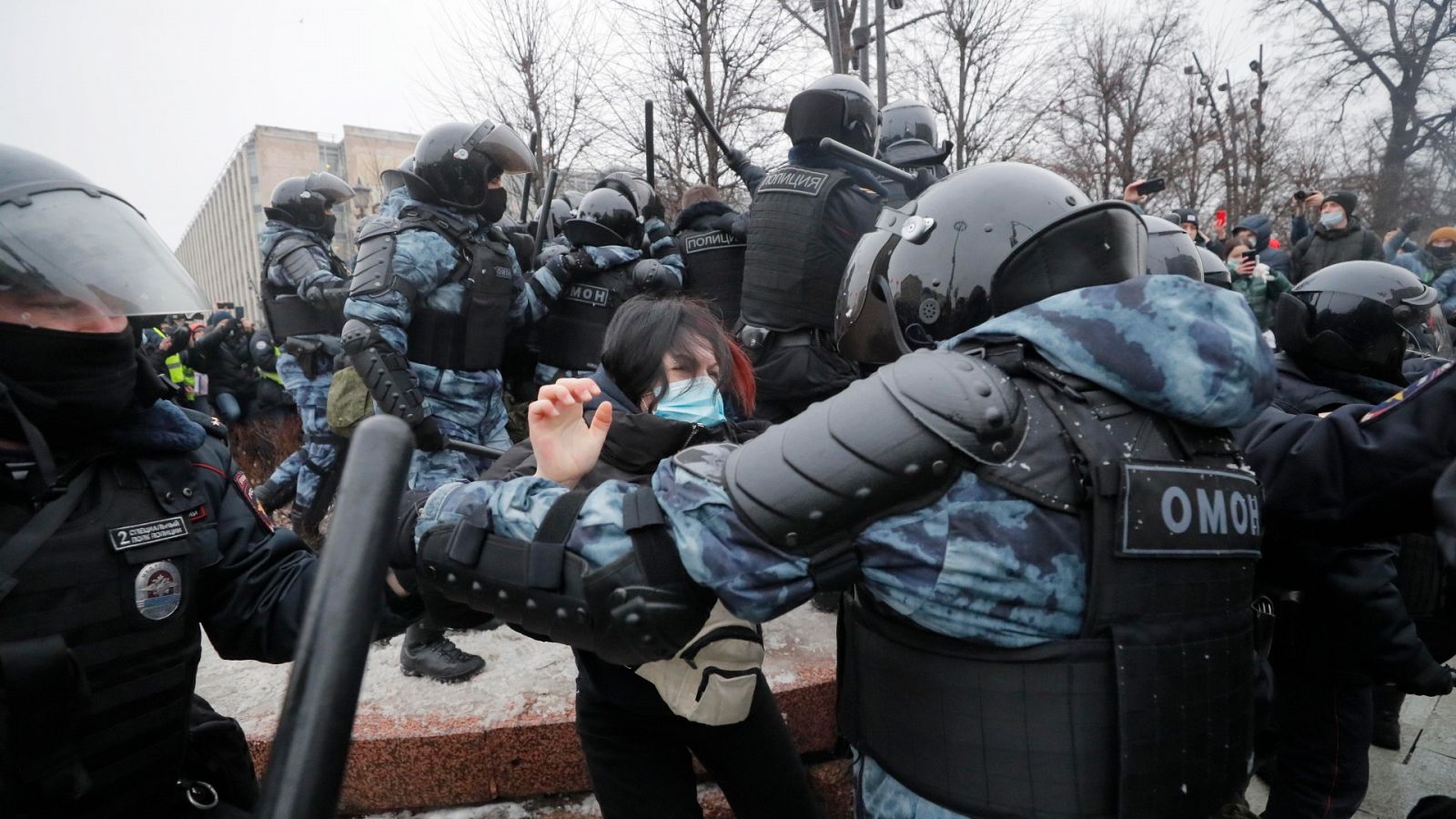 Rusia | Un millar de detenidos en protestas en apoyo a Navalny - RTVE.es