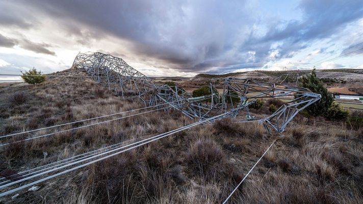 Toda España, salvo Canarias, continúa en alerta como consecuencia de la borrasca Ignacio 