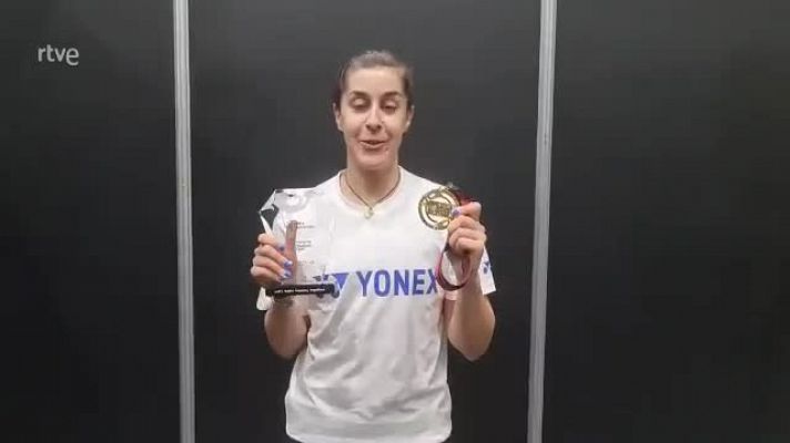 Carolina Marín: "Esta medalla es de todo mi equipo"