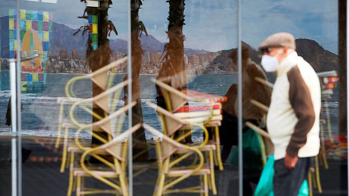 Telediario 1 - Las restricciones para frenar la pandemia se ceban con la hostelería