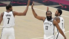 NBA | Los Nets logran su primera victoria con el trío fantástico