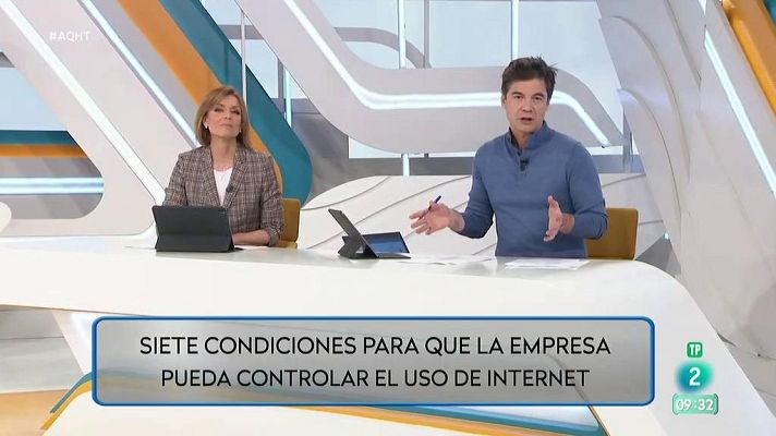 Aquí hay trabajo - Condiciones para que tu empresa controle tu uso de internet
