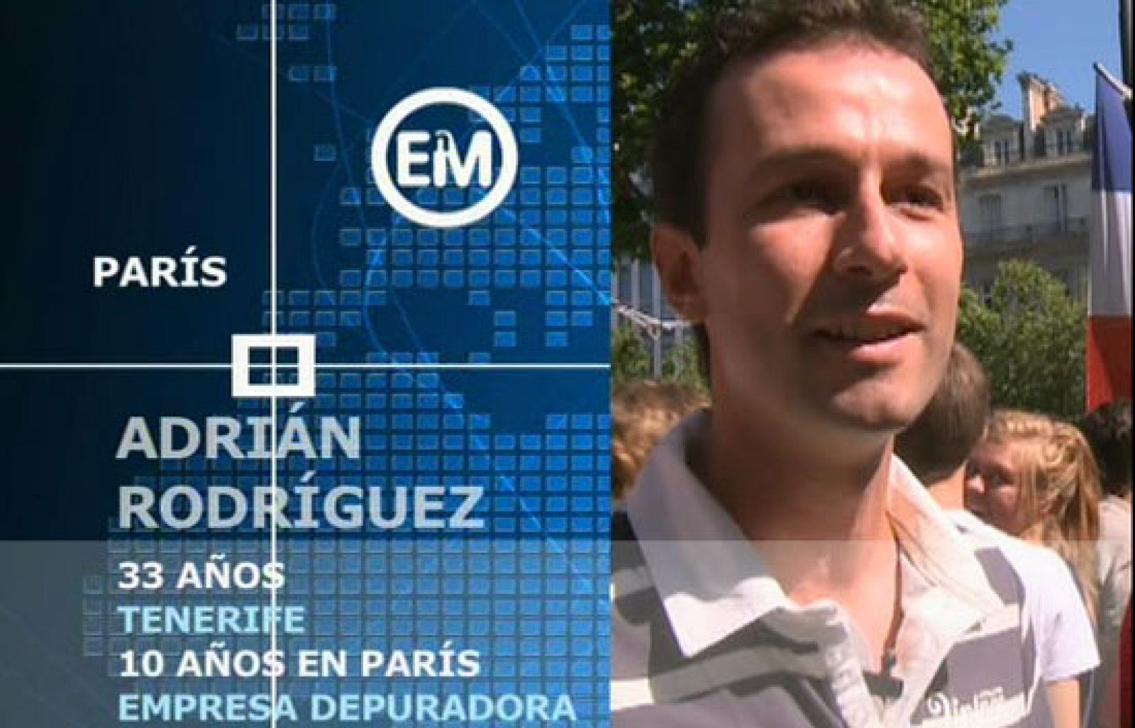 Españoles en París. Adrián