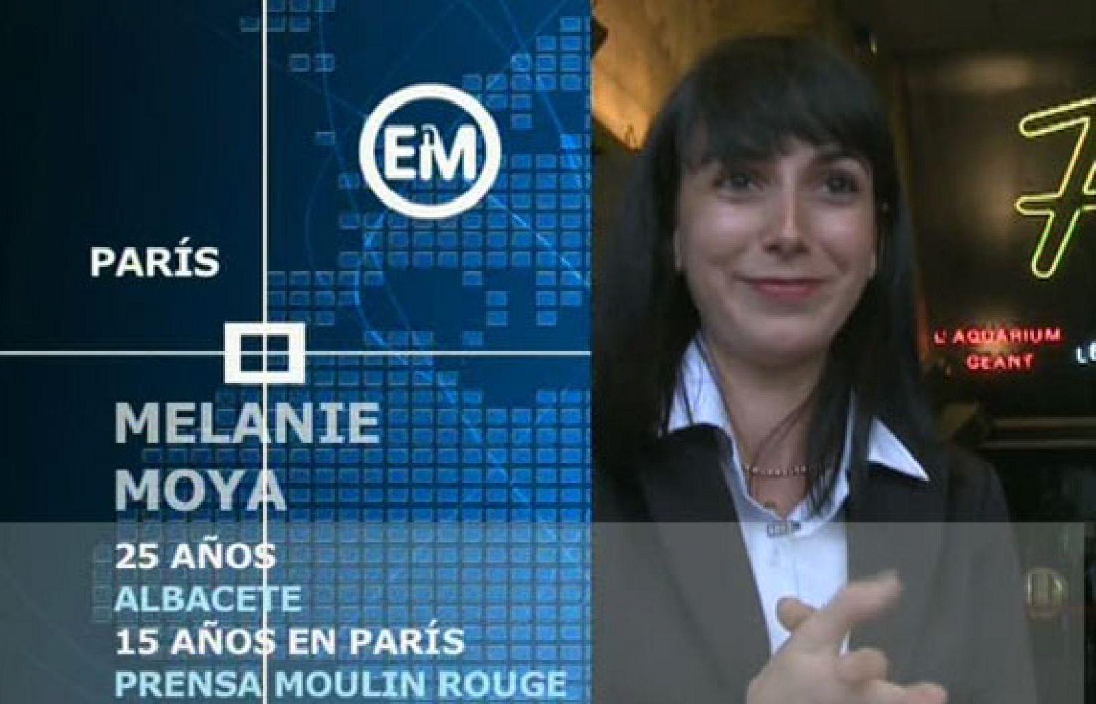 Españoles en París. Melanie