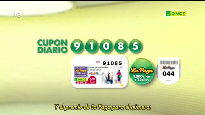 Sorteos ONCE - Sorteo ONCE - 25/01/21