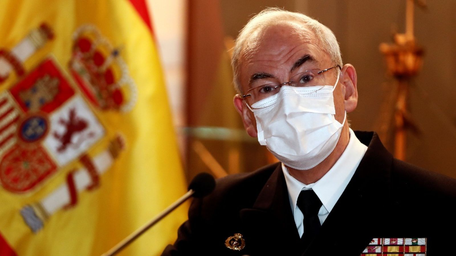 El almirante López Calderón, nuevo JEMAD tras la dimisión de Villarroya por vacunarse contra la COVID-19