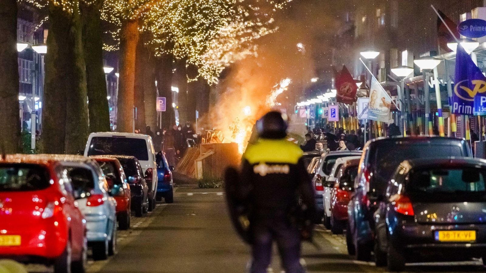 Tercera noche de protestas en Países Bajos