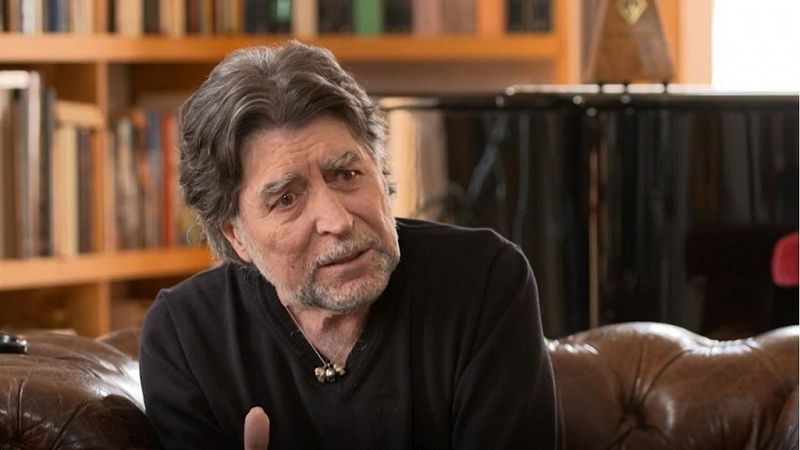 Pepe Viyuela entrevista a Joaquín Sabina en el estreno de 'La Noche D'