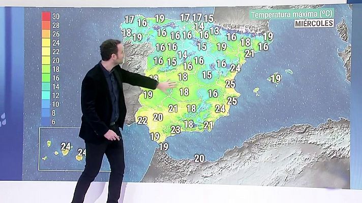 Suben las temperaturas de manera generalizada en toda España
