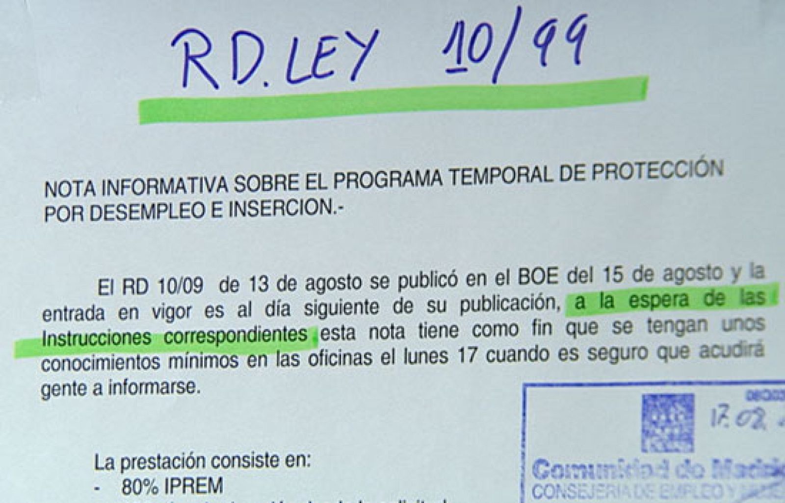 El Gobierno acepta ampliar la ayuda de 420 euros a los parados sin prestaciones ni subsididos | Ver