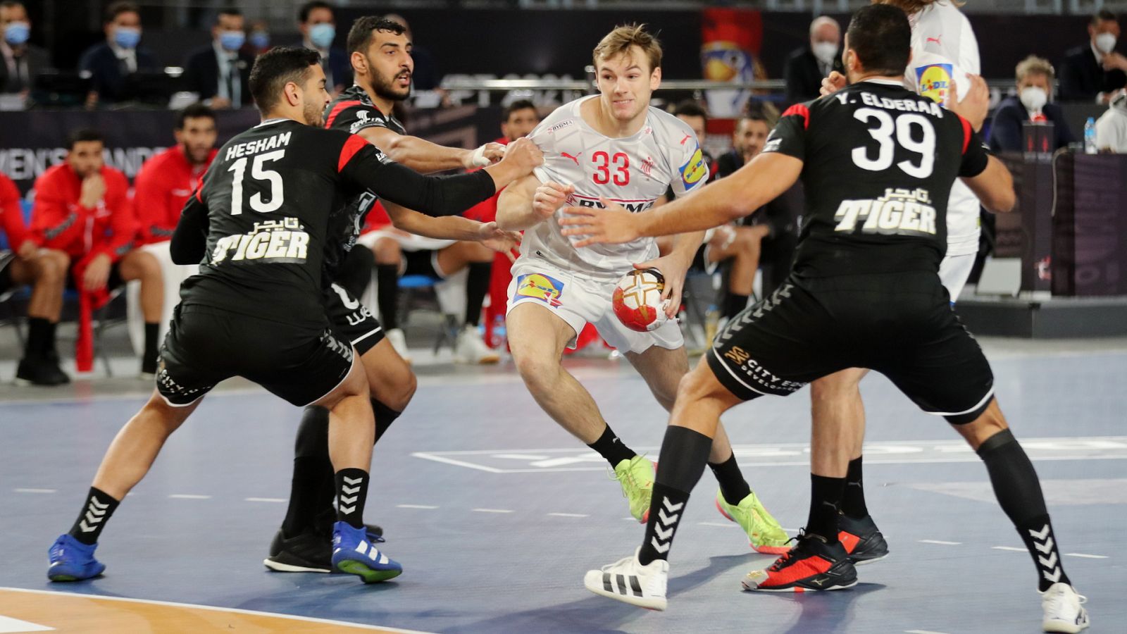 Balonmano - Campeonato del Mundo masculino: 1/4 Final: Dinamarca - Egipto - ver ahora