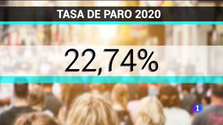 Noticias Andalucía - Aumenta el paro en Andalucía durante 2020 en 83.400 personas, un 10,12 % que en 2019